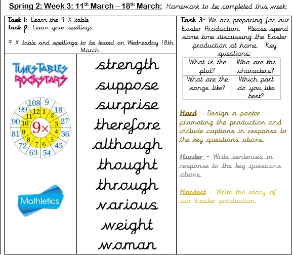 wibsey primary school homework